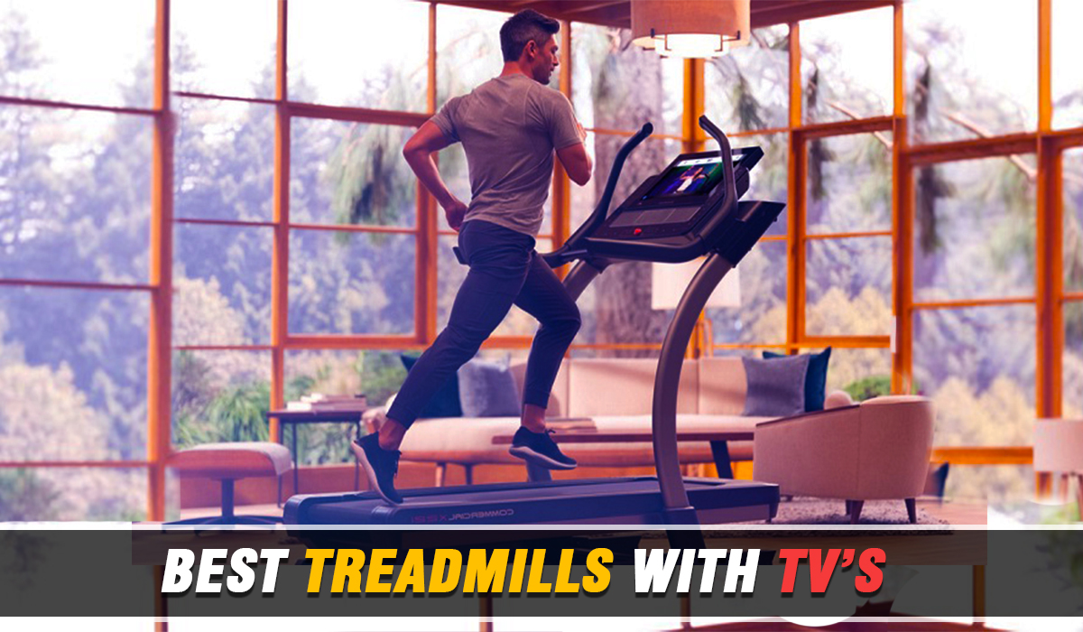 best treadmills with tv's
